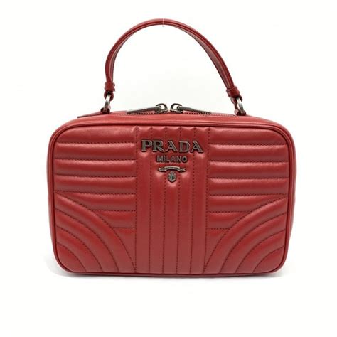 prada diagramme bag fuoco